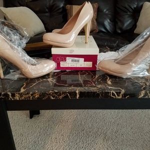 Bridal/Prom shoes Glaze nude color
